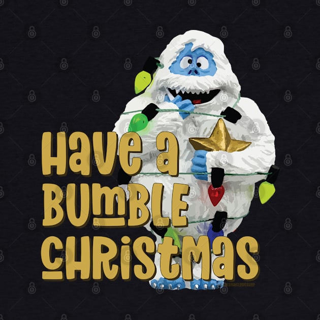 Classic Christmas Abominable Snowman Merry Christmas © GraphicLoveShop by GraphicLoveShop